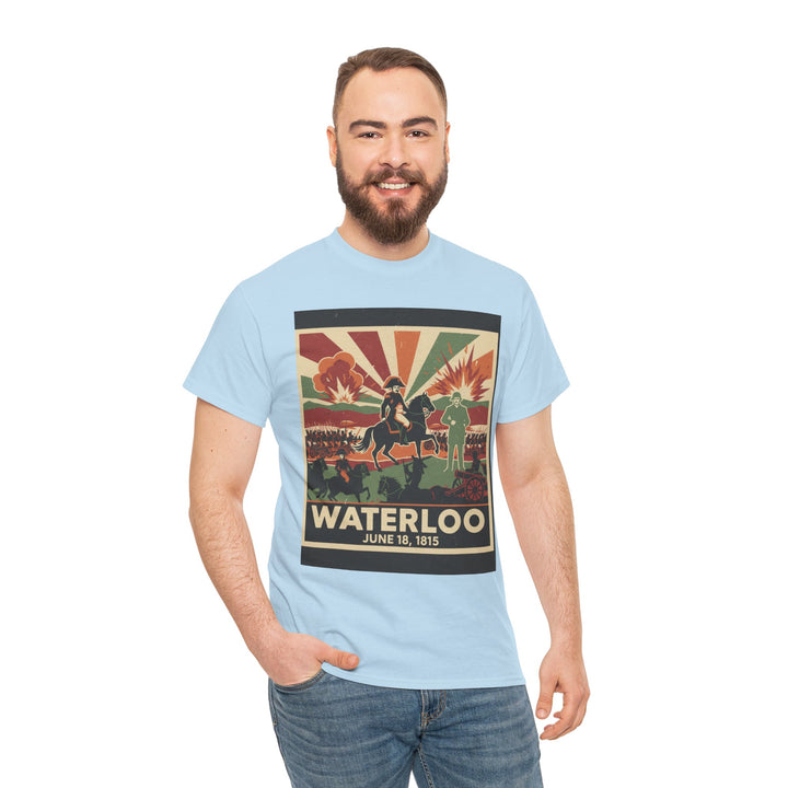 Waterloo 1815 Vintage Battle T-Shirt — Napoleonic War Commemorative Tee