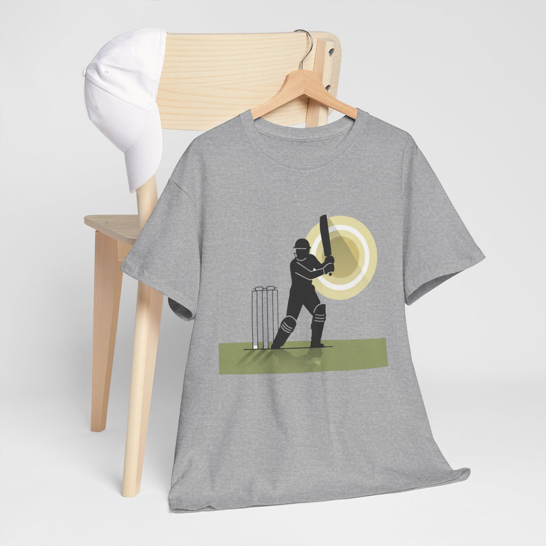 Cricket Player Silhouette T-Shirt
