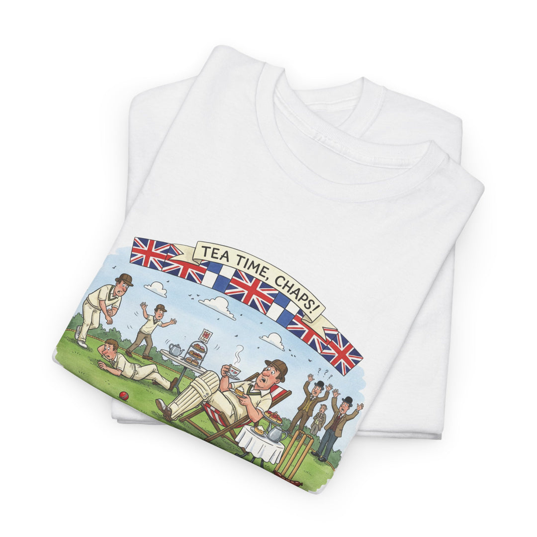 Cricket Tea Time Graphic T-Shirt for Fans