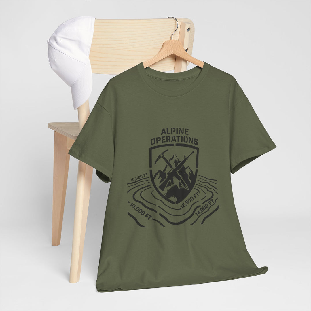 Alpine Operations Cotton Hiking Tee - Mountain Badge Edition