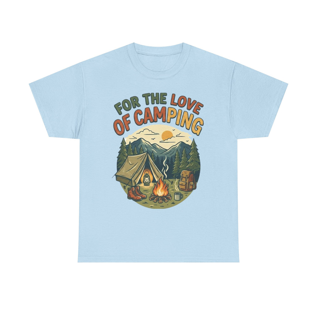 Retro Campfire Graphic T-Shirt - Vintage Style Camping Tee