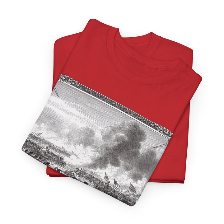 Battle of Waterloo Graphic Tee — Vintage Historical Print T-Shirt