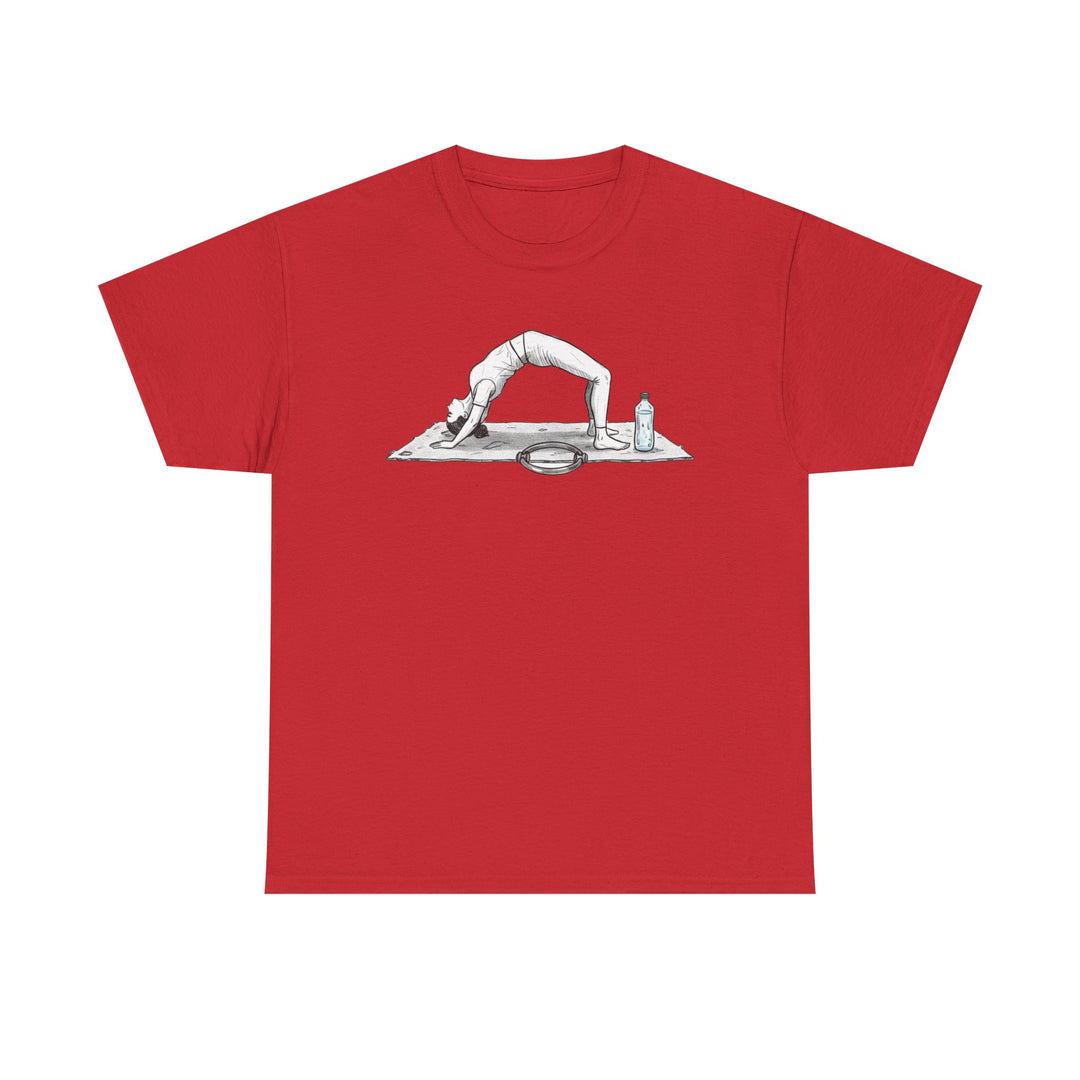 Pilates T‑Shirt – soft, breathable cotton designed for Pilates workouts. Comfortable, flexible, and perfect for reformer classes or everyday activewear.