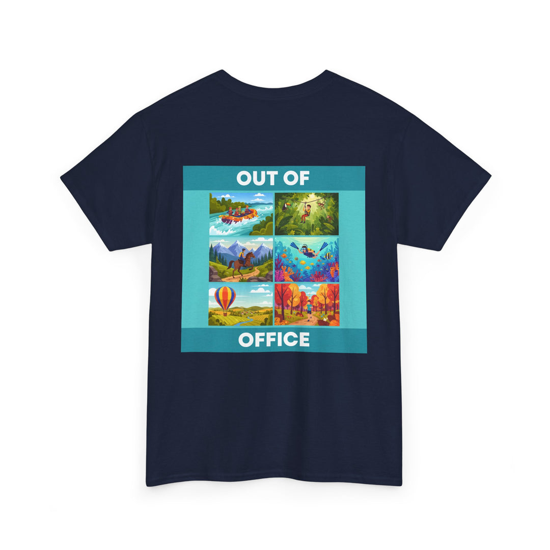 Out of Office Tee — Travel Scenes Graphic T-Shirt