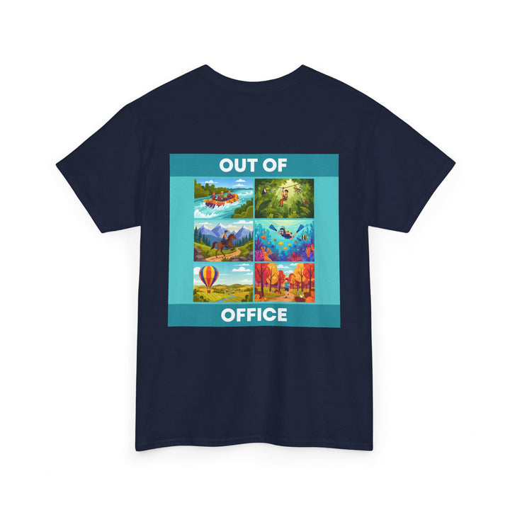 Out of Office Tee — Travel Scenes Graphic T-Shirt