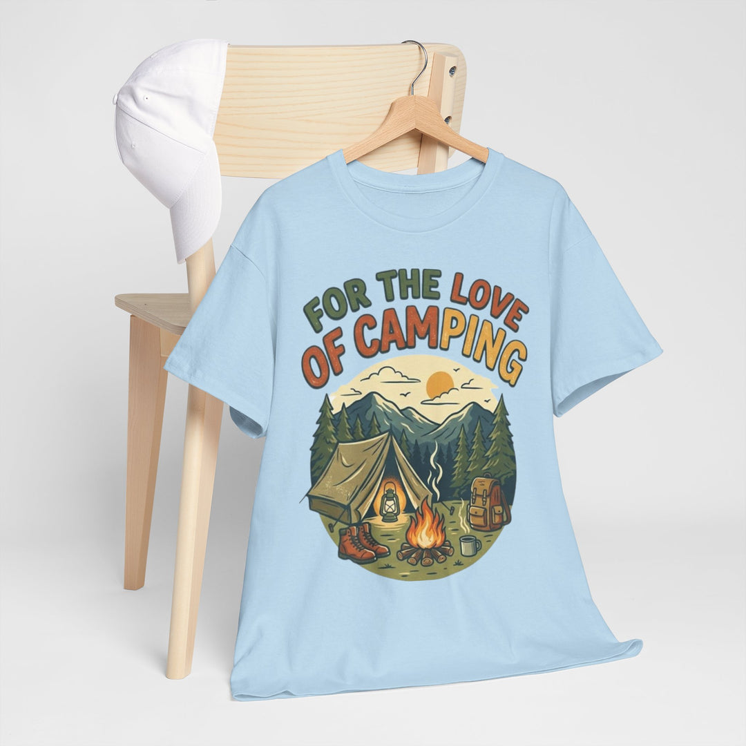 Retro Campfire Graphic T-Shirt - Vintage Style Camping Tee