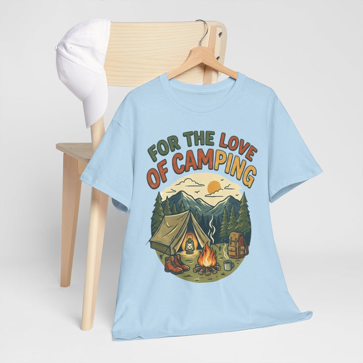 Retro Campfire Graphic T-Shirt - Vintage Style Camping Tee