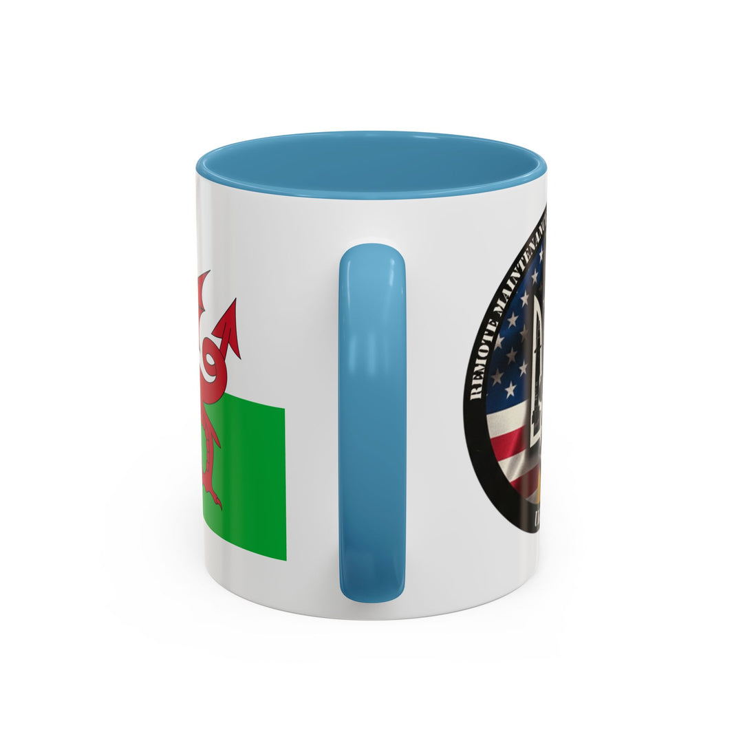 Wales Flag Accent Coffee Mug (11/15oz) – Red Welsh Dragon Tea &amp; Coffee Cup
