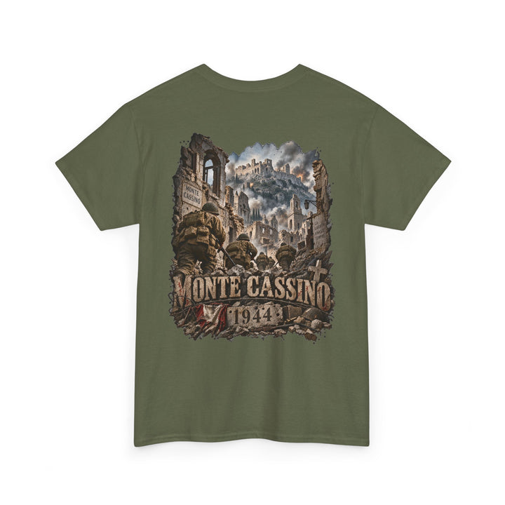 Monte Cassino 1944 Tee — WWII Memorial Graphic T-Shirt