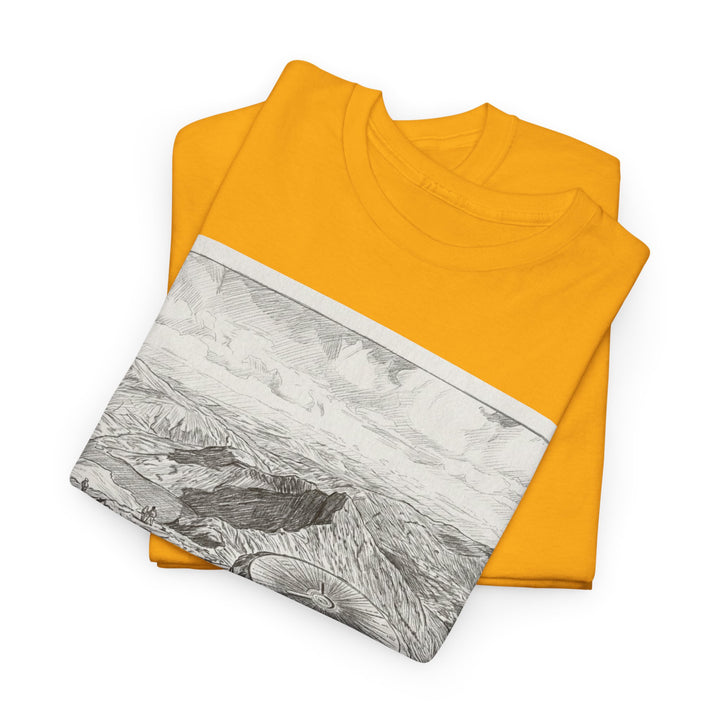 Snowdon Mountain Tee — Vintage Map Illustration with Coordinates