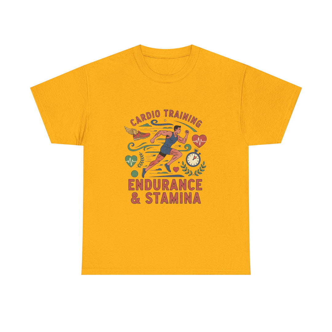 Cardio Training Tee - Fitness Running Workout Shirt