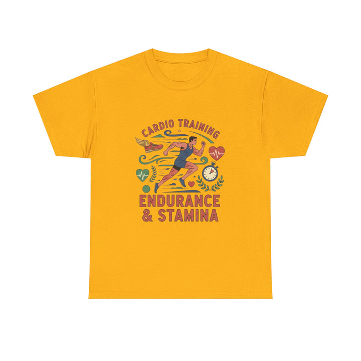 Cardio Training Tee - Fitness Running Workout Shirt