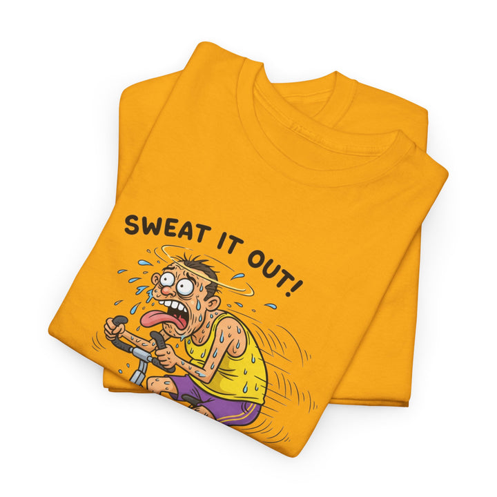Stay laughing while cycling with the Funny Spin Bike T-Shirt. Comfortable cotton with a witty design, ideal for spin sessions and gym workouts.