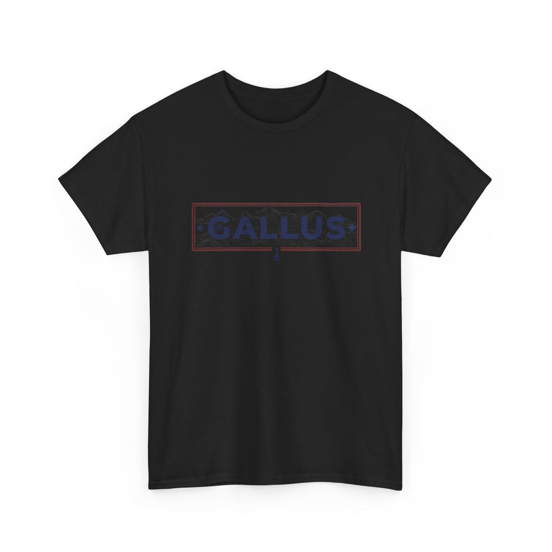 Mountain Graphic Tee — Gallus Logo Adventure T‑Shirt