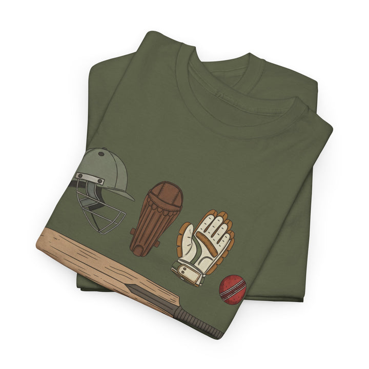 Cricket Gear Tee | Cricket Graphic T-Shirt