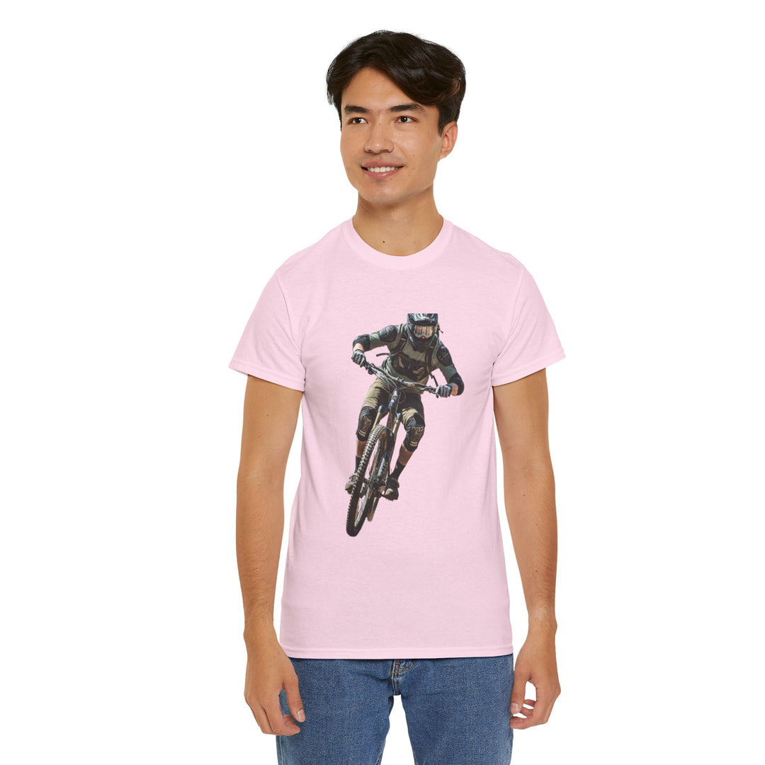 Downhill MTB Rider Graphic Tee