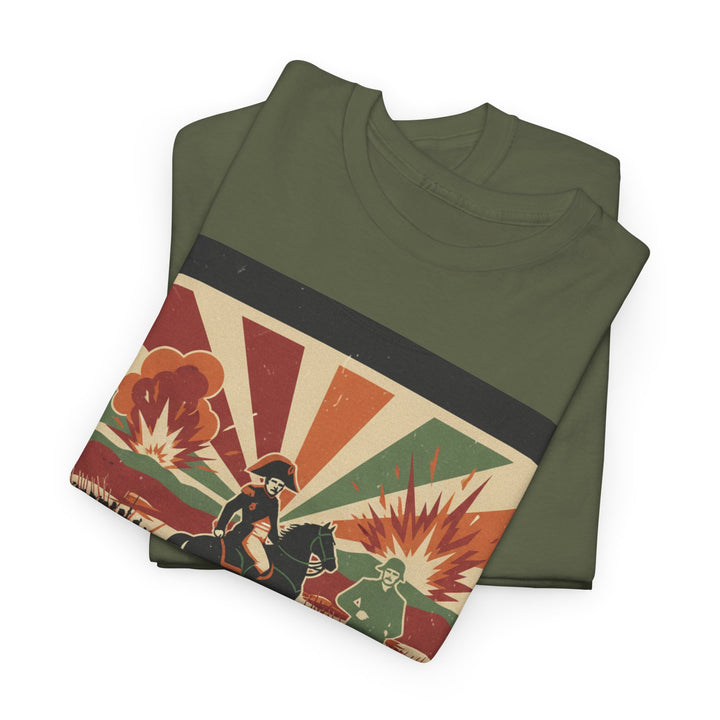 Waterloo 1815 Vintage Battle T-Shirt — Napoleonic War Commemorative Tee