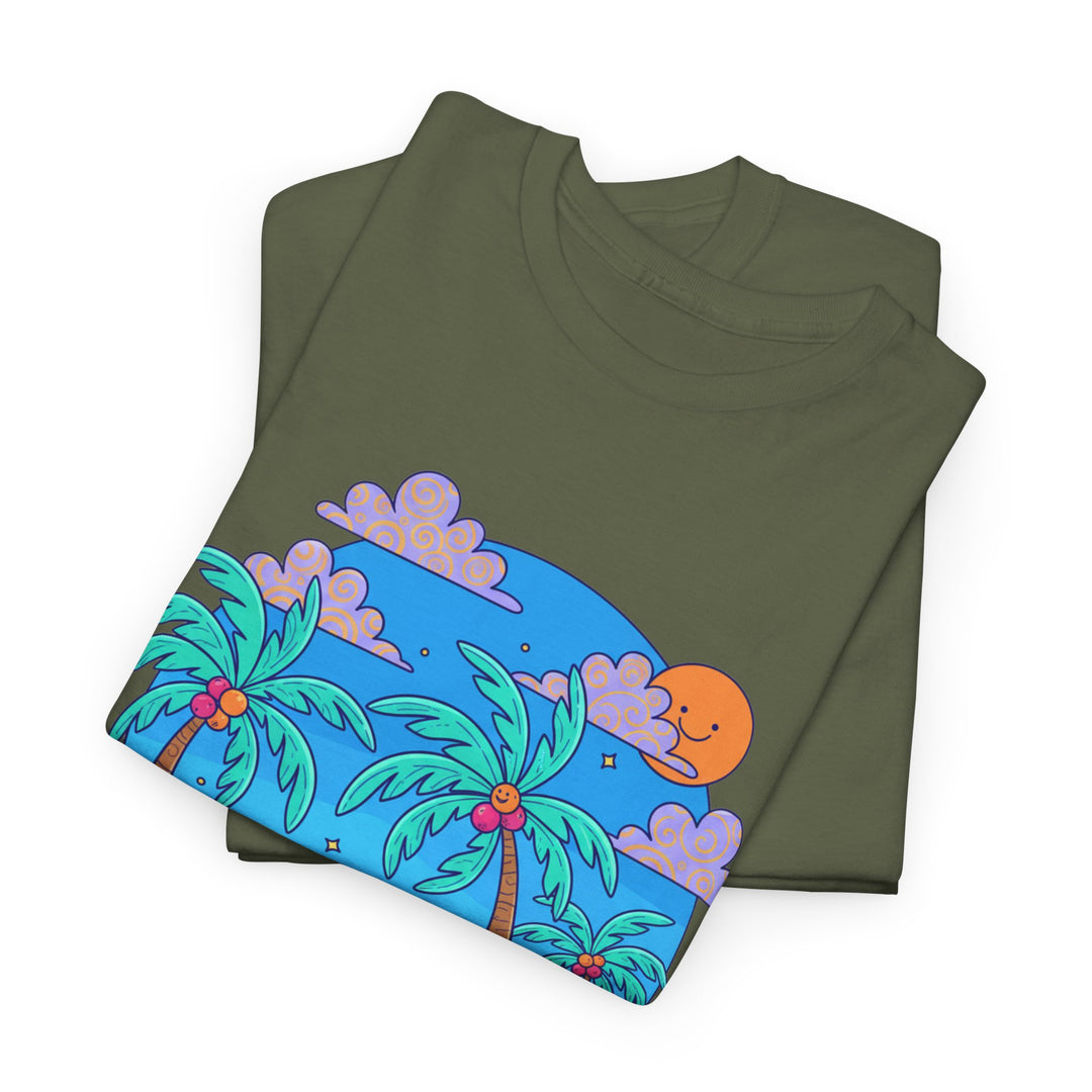 Island Style Golf Cart Beach T-Shirt