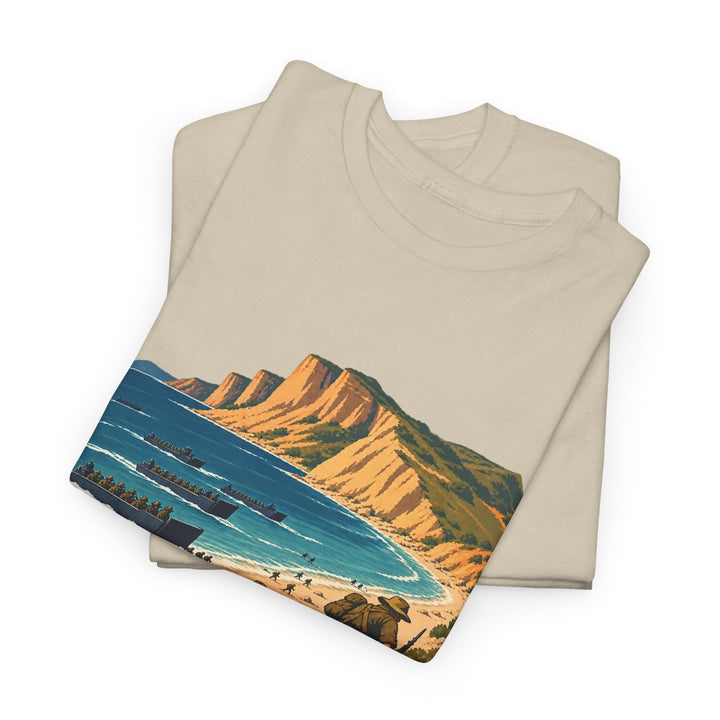 Gallipoli T-Shirt — “Lovely Views, Terrible Commute” WWI Humour Tee