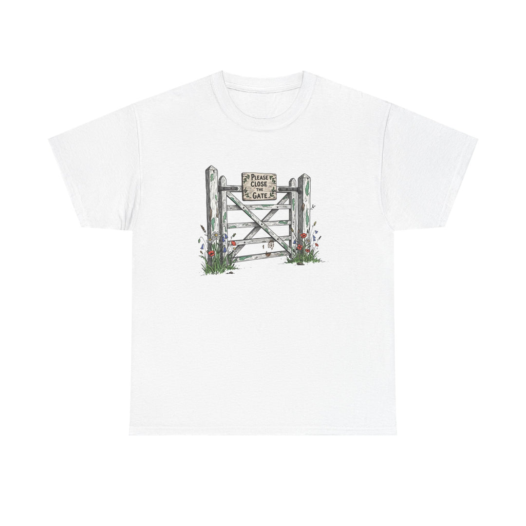 Close the Gate T-Shirt — Rural Discipline Heritage Graphic