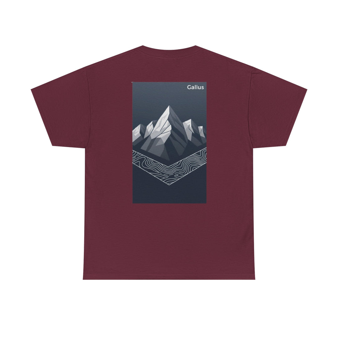 Mountain Graphic Tee — Gallus Logo Adventure T‑Shirt