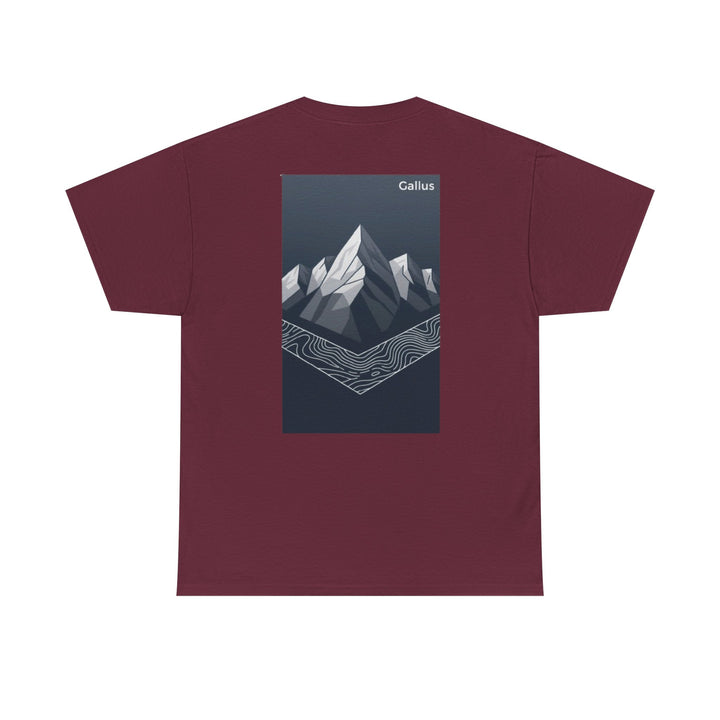 Mountain Graphic Tee — Gallus Logo Adventure T‑Shirt