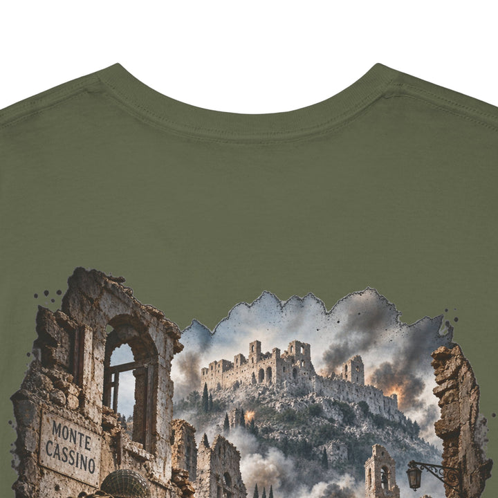 Monte Cassino 1944 Tee — WWII Memorial Graphic T-Shirt