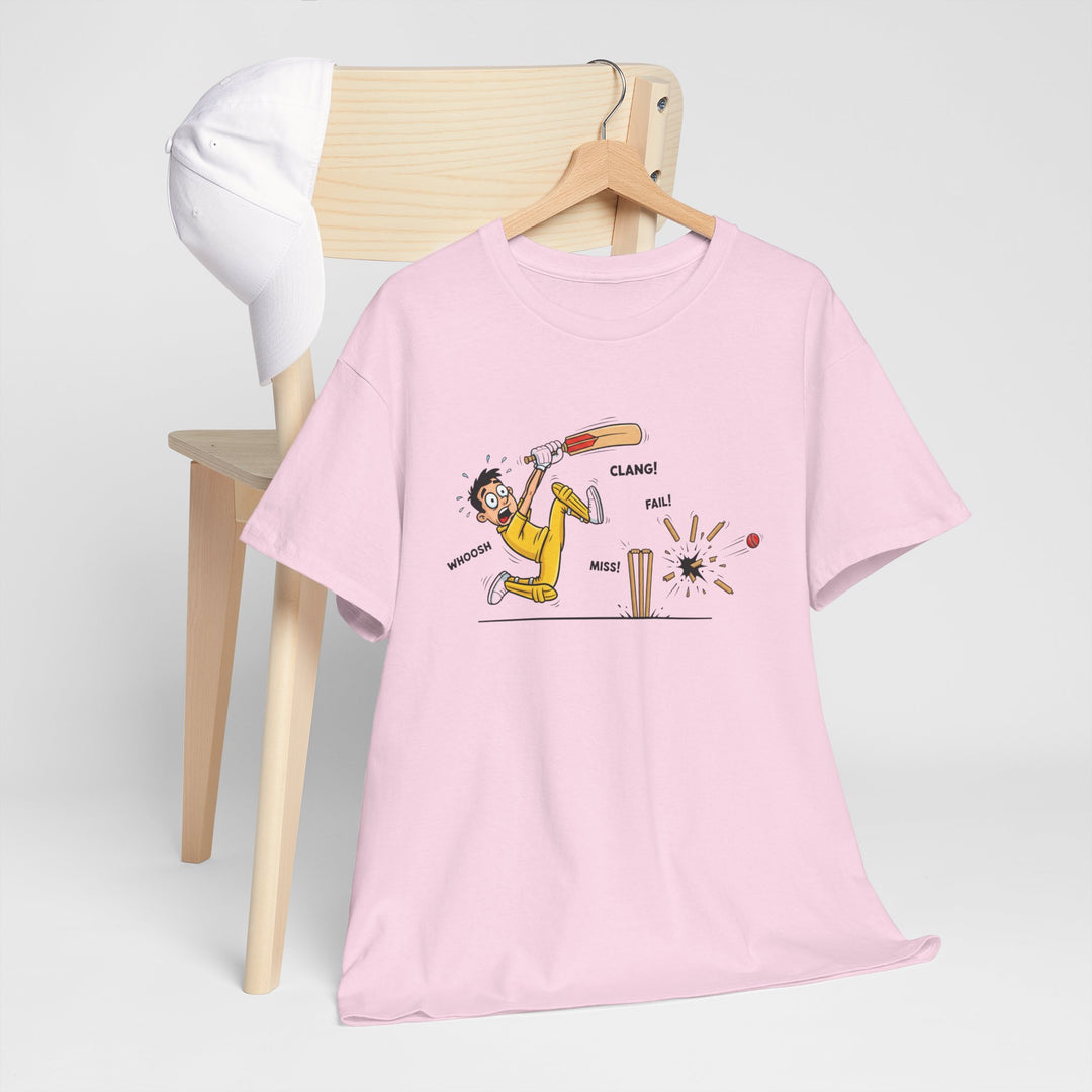 Cricket Batter Cartoon Tee | Cricket T-Shirt