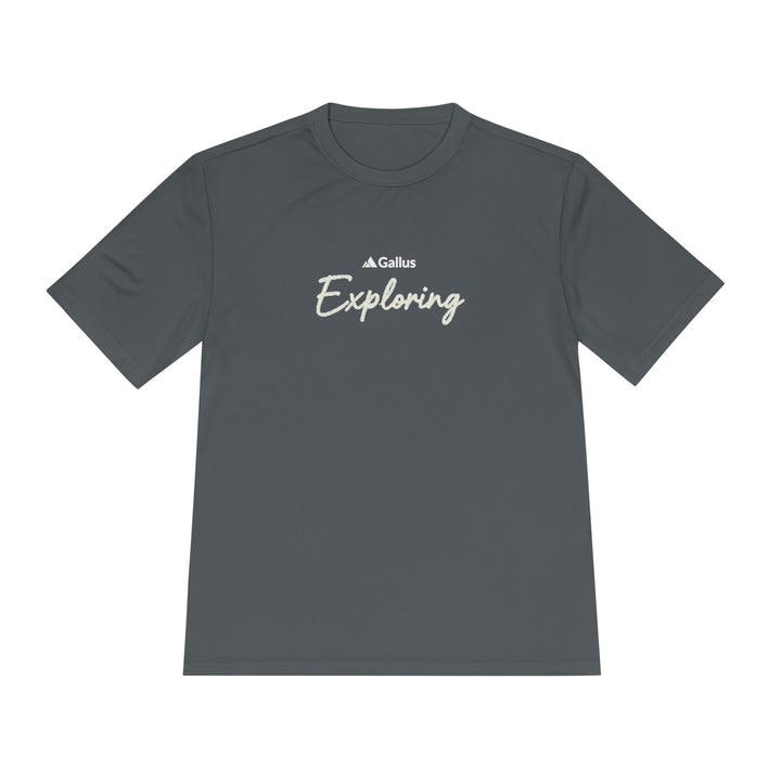 Gallus Exploring Tee — Adventure Map Graphic Moisture‑Wicking Shirt
