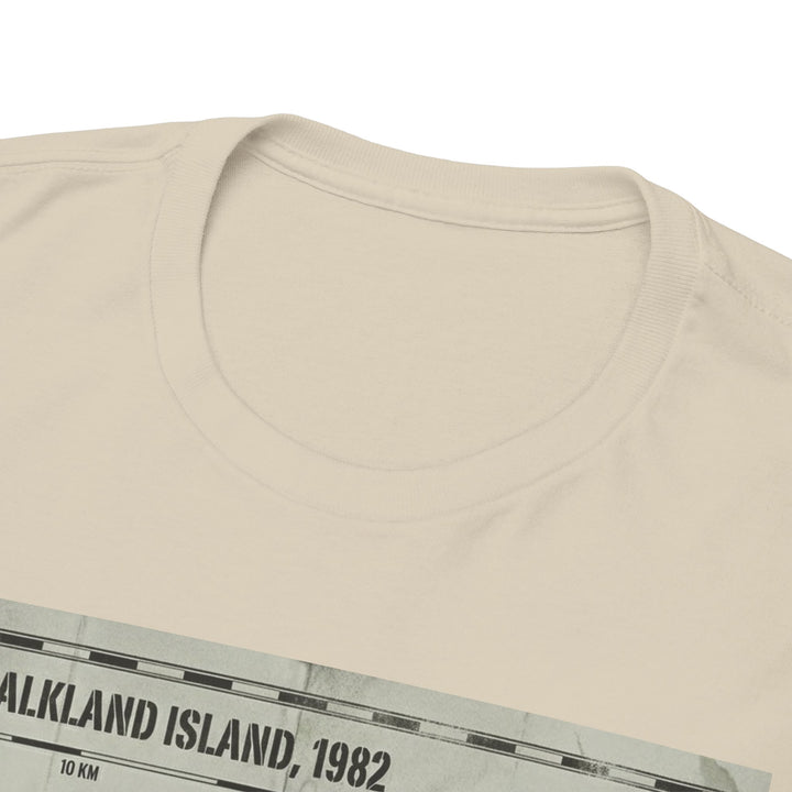 East Falkland 1982 Map T-Shirt — Port Stanley Victory Graphic