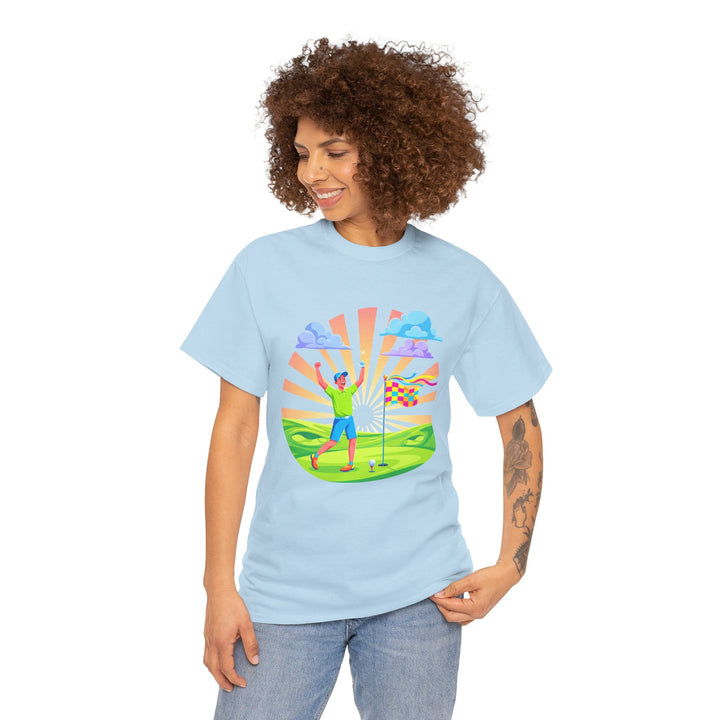 Golf Swing Silhouette Graphic Tee
