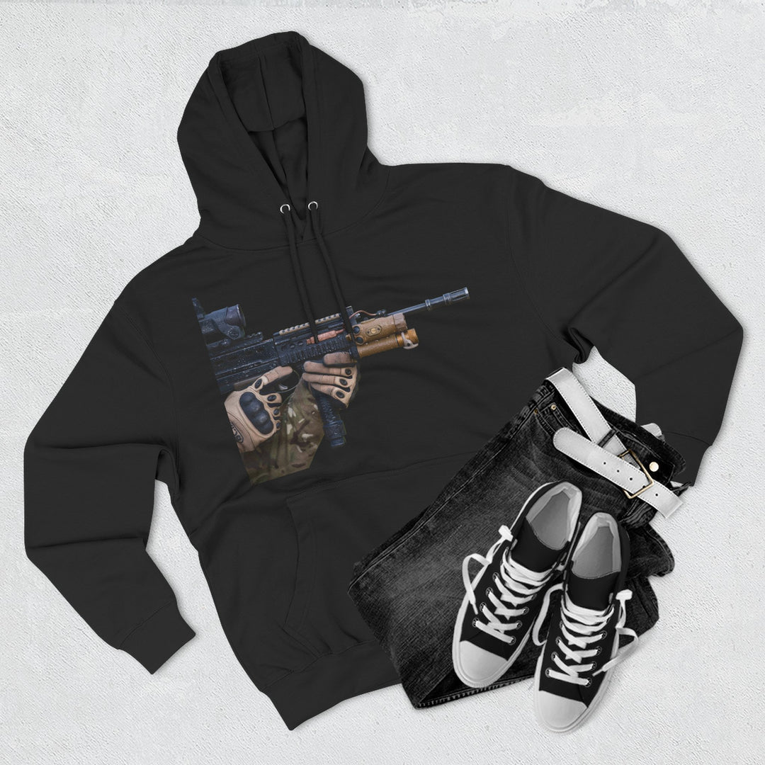 SA80 British Military Rifle Hoodie - Op Herrick Heritage Graphic
