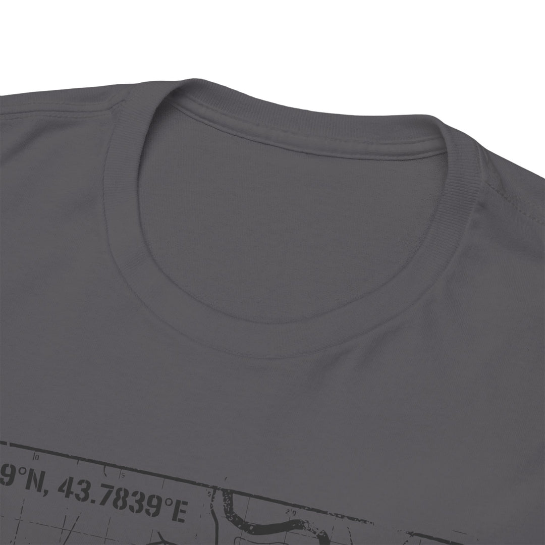 Fallujah 2004 Map Tee — Military Deployment Memorial T-Shirt