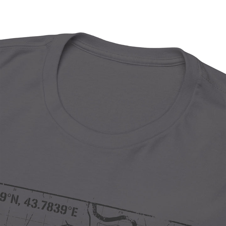 Fallujah 2004 Map Tee — Military Deployment Memorial T-Shirt