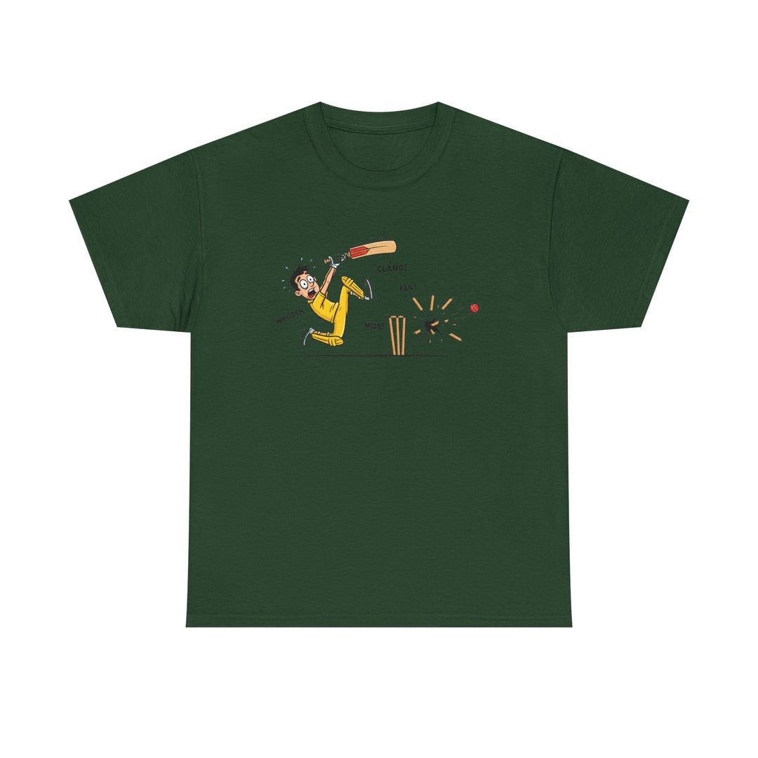 Cricket Batter Cartoon Tee | Cricket T-Shirt