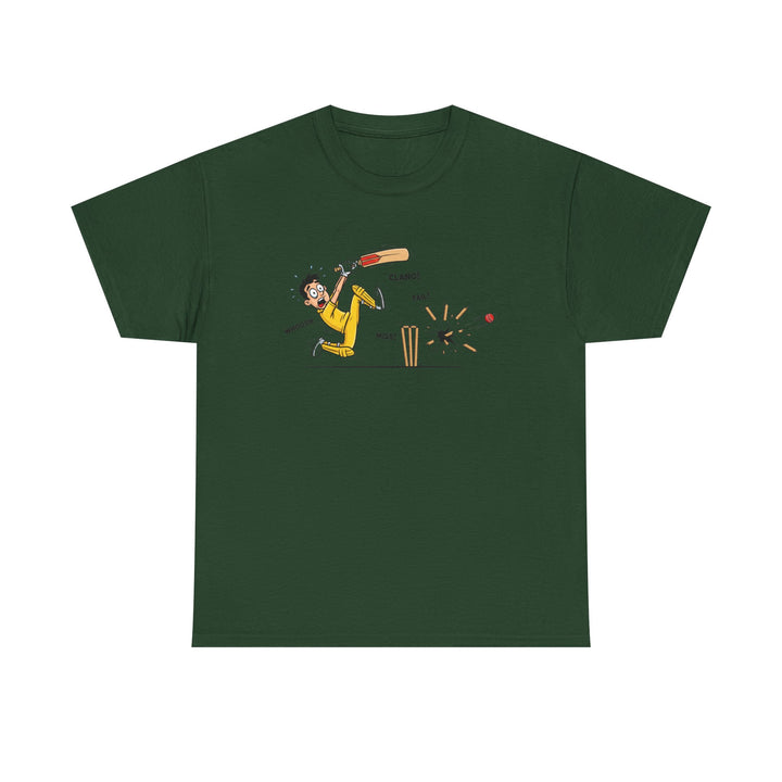 Cricket Batter Cartoon Tee | Cricket T-Shirt