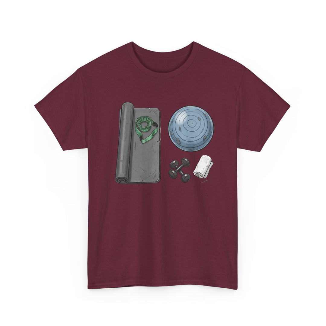 Pilates Kit Tee – soft, breathable cotton designed for Pilates workouts. Comfortable, flexible, and perfect for studio sessions, home practice, or casual wear.
