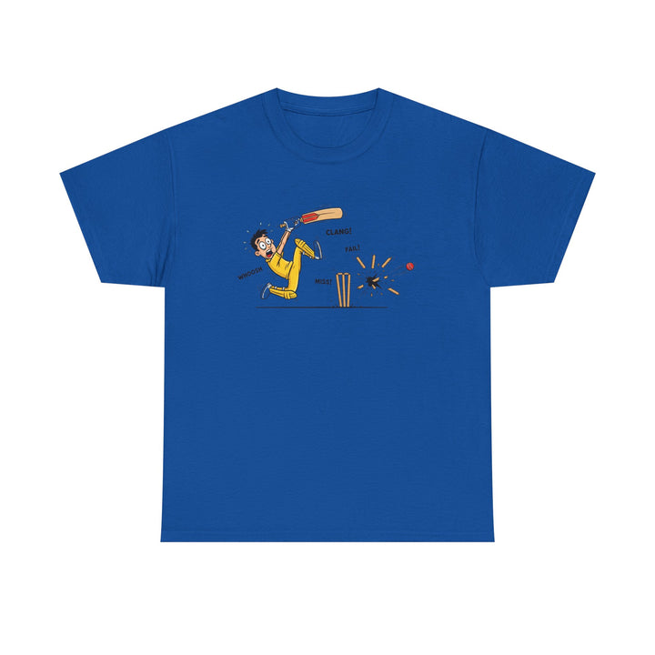 Cricket Batter Cartoon Tee | Cricket T-Shirt