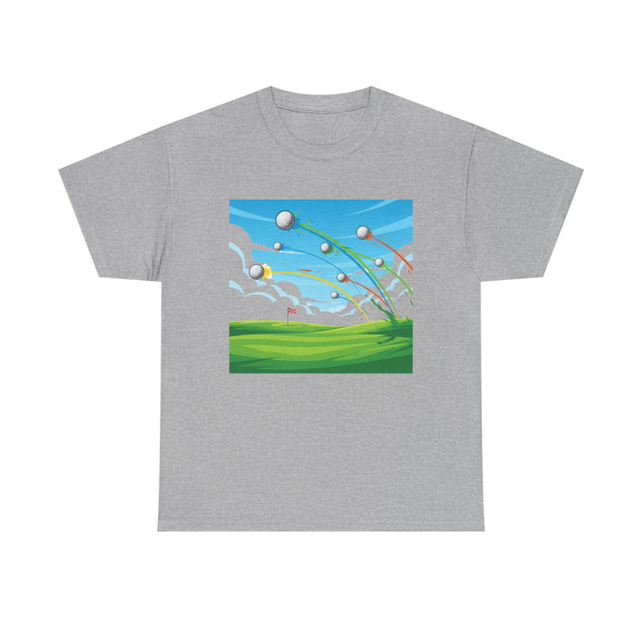Golf Ball Flight T-Shirt | Golf Graphic Tee