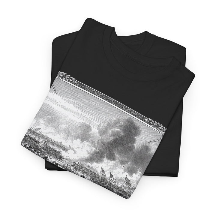 Battle of Waterloo Graphic Tee — Vintage Historical Print T-Shirt