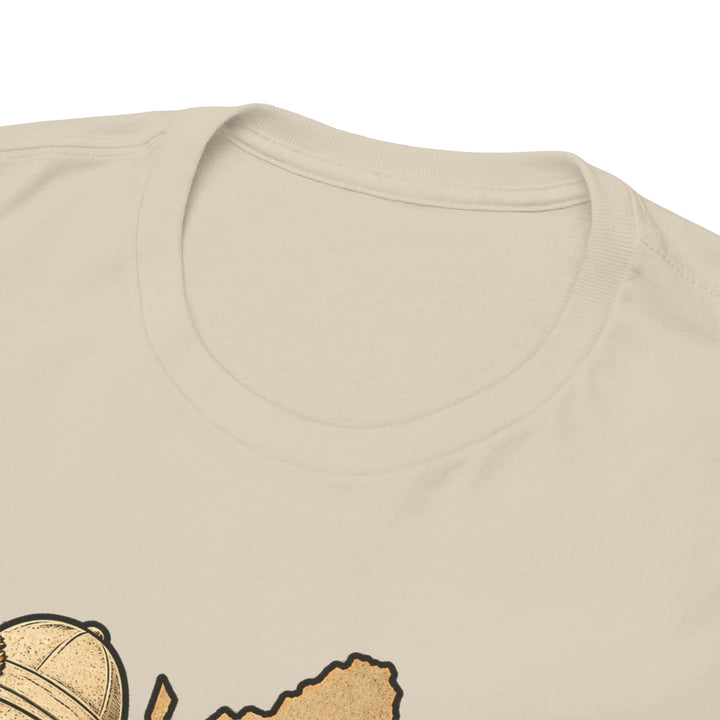 Khaki T-Shirt — “Turns Out Blending In Helps” Military History Humour Tee