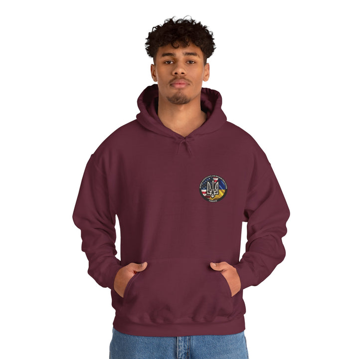 Ukraine Support Hoodie — RDCU US/UKRAINE Design