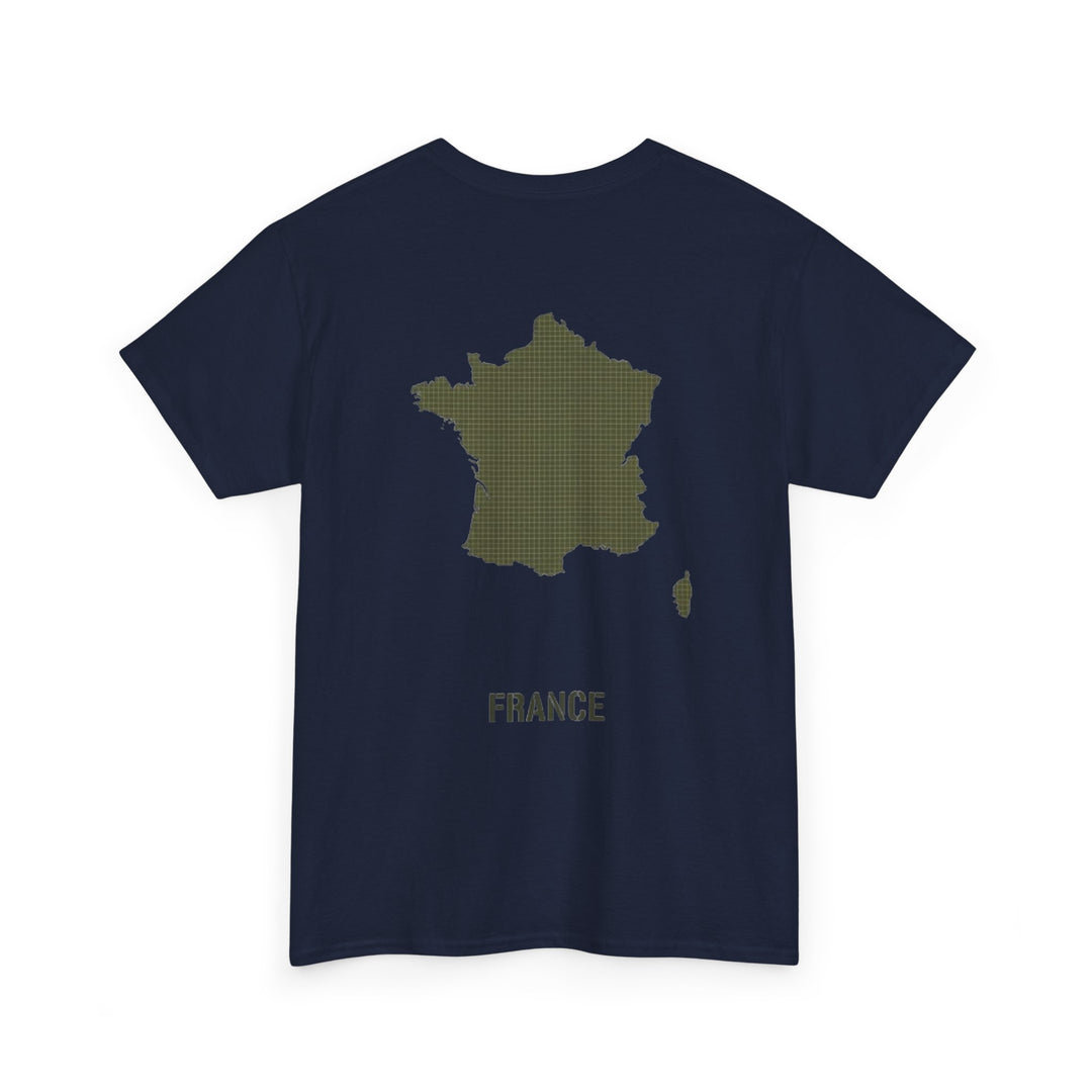 France Map Tee with "GALLUS" Chest Logo
