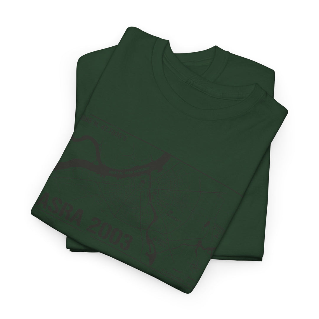 Basra 2003 Vintage Military Map T-Shirt