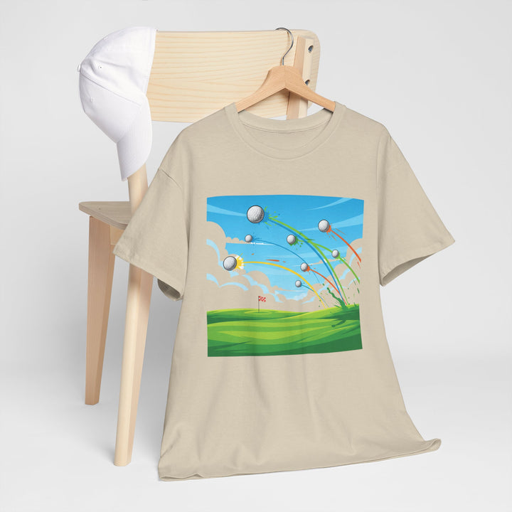 Golf Ball Flight T-Shirt | Golf Graphic Tee