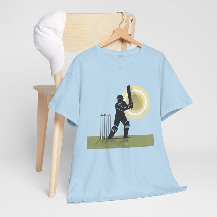 Cricket Player Silhouette T-Shirt