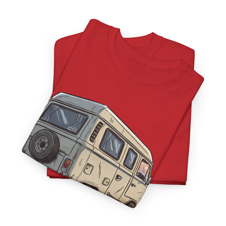 Retro Van Life Graphic T-Shirt - Classic Camper Van Adventure Tee