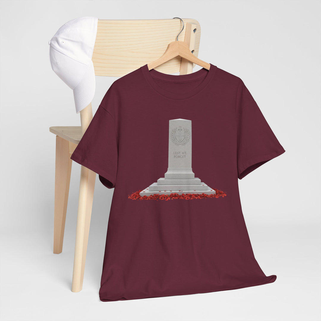 Cenotaph Memorial Tee — Tribute &amp; Remembrance Shirt