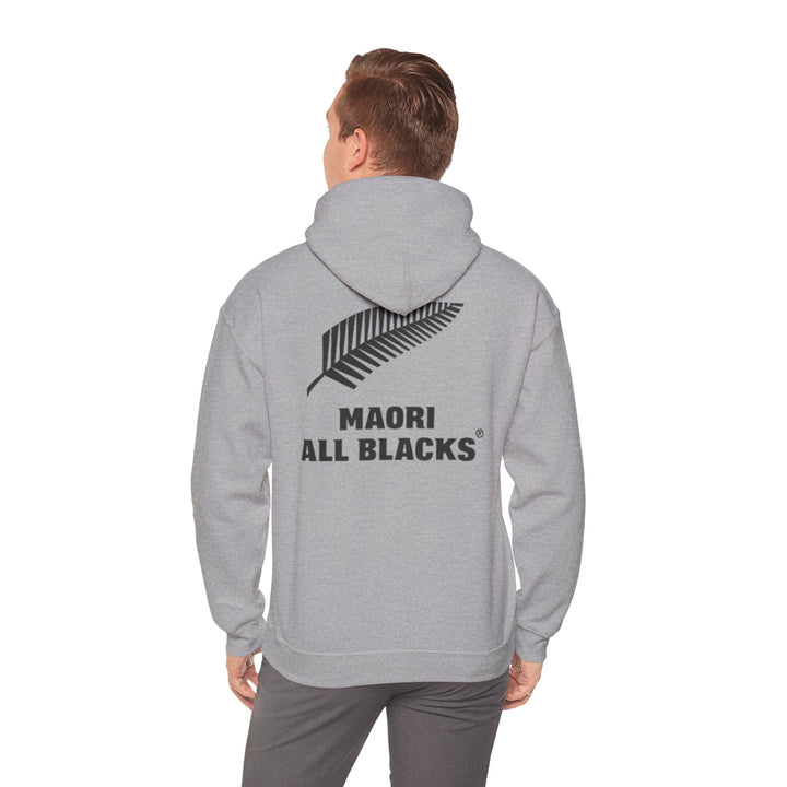 All Blacks Hoodie — Maori Silver Fern Rugby Pullover
