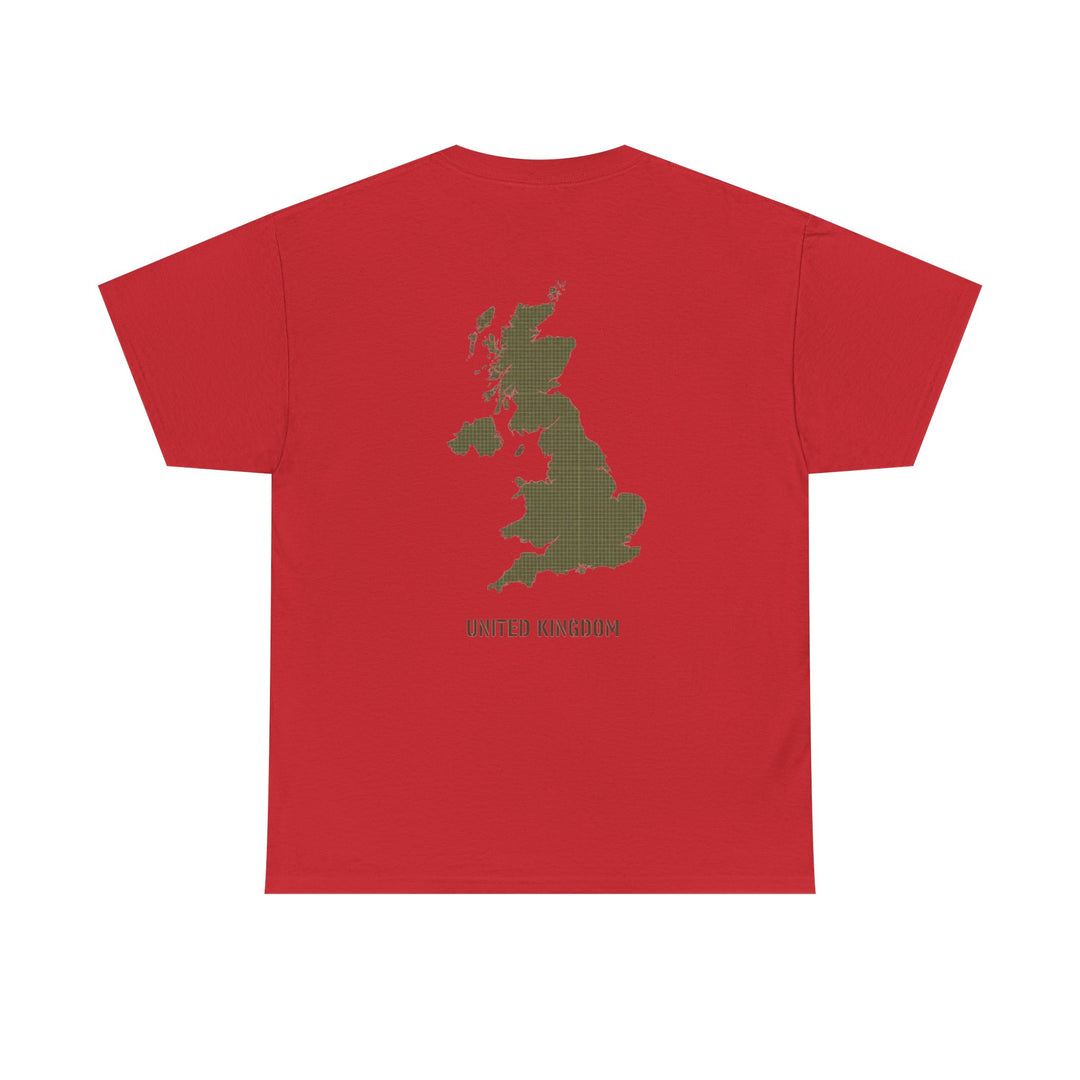 United Kingdom Map Tee — "GALLUS" Streetwear Graphic T-Shirt